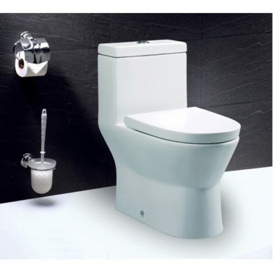 BỒN CẦU 1 KHỐI CAESAR CD1374 NẮP ÊM