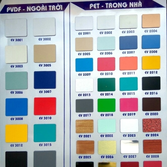 tấm ốp nhôm nhựa